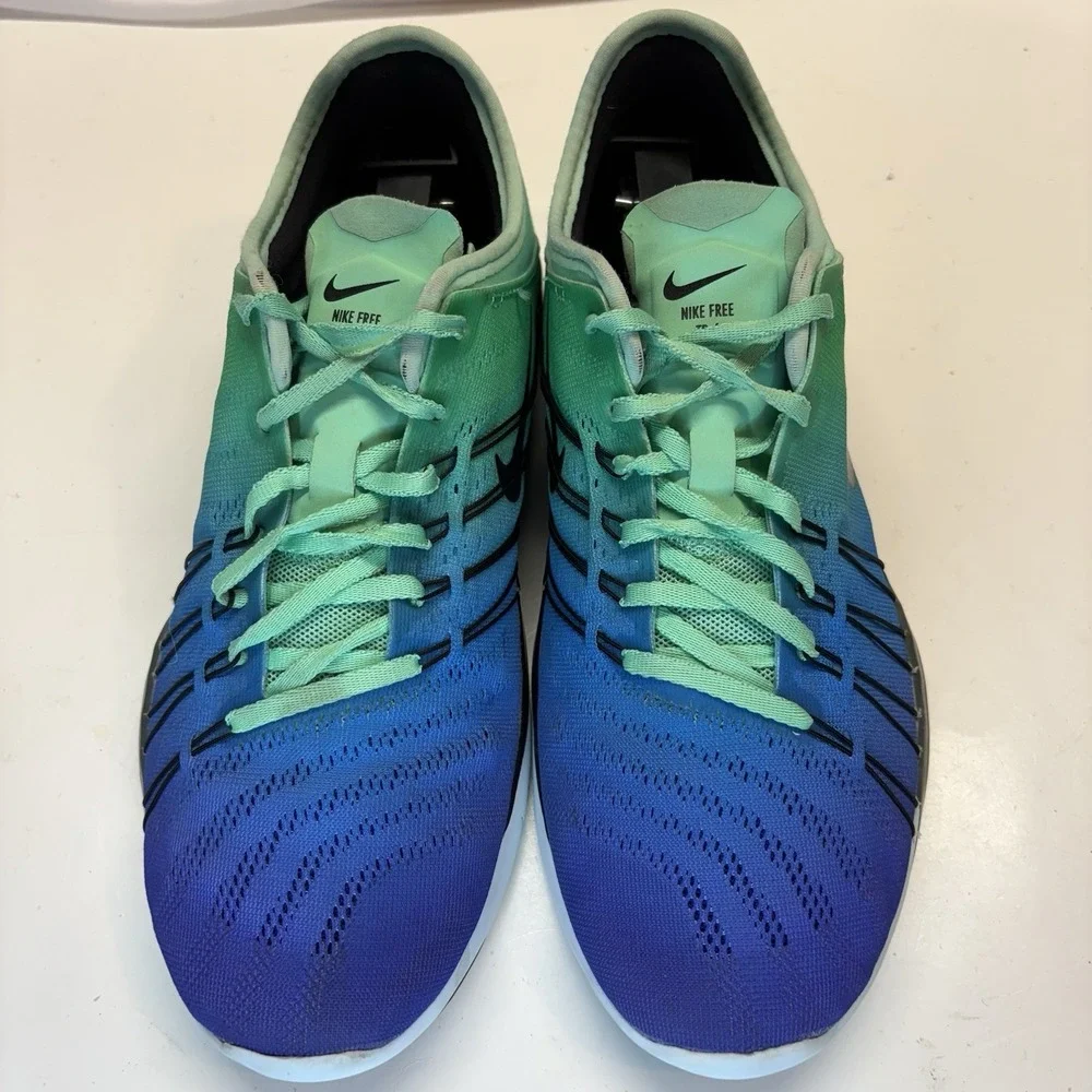 Nike Free TR 6 SPCTRM Womens Blue Teal White Running Training Size 8